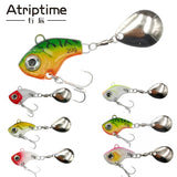 1Pcs Rotating Metal VIB vibration Bait Spinner Spoon Fishing Lures 5/10/15/20g Jigs Trout Winter Fishing Hard Baits Tackle Pesca