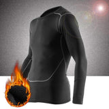 Aismz Winter Thermal Underwear Men Warm First Layer Man Undrewear Set Fleece  Compression Quick Drying Second Skin Long Johns