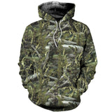 Spring And Autumn Maple Leaves Camouflage 3D Hoodies Men Women Outdoor Fishing Camping Hunting Clothing Unisex Hooded Coats Tops