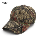 KOEP New Outdoor Jungle Fishing Baseball Hat Cap Man Camouflage Hunting Hat Casquette Bone Cotton Rucker Camo Snapback Dad Caps