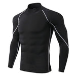 Thermal Underwear For Men High Collar Camiseta Termica Sport Thermo Shirt Quick Dry Compressed Underwear Clothes Men Bielizna