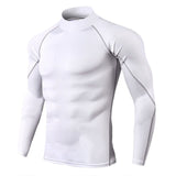 Thermal Underwear For Men High Collar Camiseta Termica Sport Thermo Shirt Quick Dry Compressed Underwear Clothes Men Bielizna