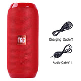 Portable Bluetooth-compatible Speaker Wireless Bass Column Waterproof Outdoor USB Speakers Support AUX TF Subwoofer Loudspeaker