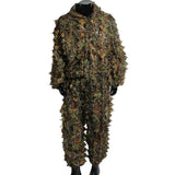 Hunting Clothes 3D Maple Leaf Bionic Ghillie Suit Men's Jacket Pants Hunter Yowie Sniper Camouflage Suit Outdoor Camo Clothing