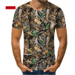 Outdoor Hunting Camouflage T-shirt Men 3d Print Summer Cool Military Tops Sport Camo Camp Gym Tees Shirts Mens Clothes