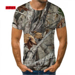 Outdoor Hunting Camouflage T-shirt Men 3d Print Summer Cool Military Tops Sport Camo Camp Gym Tees Shirts Mens Clothes