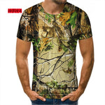 Outdoor Hunting Camouflage T-shirt Men 3d Print Summer Cool Military Tops Sport Camo Camp Gym Tees Shirts Mens Clothes