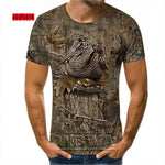 Outdoor Hunting Camouflage T-shirt Men 3d Print Summer Cool Military Tops Sport Camo Camp Gym Tees Shirts Mens Clothes