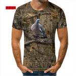 Outdoor Hunting Camouflage T-shirt Men 3d Print Summer Cool Military Tops Sport Camo Camp Gym Tees Shirts Mens Clothes