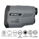 ARTBULL Golf Laser Rangefinder 1000M 650M telescope with Flag-Lock slope pin Laser Distance meter for Hunting Monocular