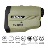 ARTBULL Golf Laser Rangefinder 1000M 650M telescope with Flag-Lock slope pin Laser Distance meter for Hunting Monocular