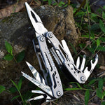 Multifunction Stainless Steel Multi-tool Pocket Knife Pliers Folding Pliers Mini Portable Folding Pliers T4025 Multifunctional