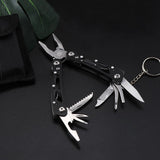 Multifunction Stainless Steel Multi-tool Pocket Knife Pliers Folding Pliers Mini Portable Folding Pliers T4025 Multifunctional