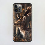 Deer Hunting Camo Phone Case For iPhone 12 11 13 Pro XR Max XR X 8 7 6s 6 Plus SE2020 Cover Soft Funda Black Coque