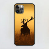 Deer Hunting Camo Phone Case For iPhone 12 11 13 Pro XR Max XR X 8 7 6s 6 Plus SE2020 Cover Soft Funda Black Coque