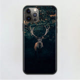 Deer Hunting Camo Phone Case For iPhone 12 11 13 Pro XR Max XR X 8 7 6s 6 Plus SE2020 Cover Soft Funda Black Coque