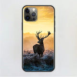 Deer Hunting Camo Phone Case For iPhone 12 11 13 Pro XR Max XR X 8 7 6s 6 Plus SE2020 Cover Soft Funda Black Coque