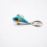 1pcs Metal Mini VIB with Spoon Fishing Lure 6g10g17g25g Winter Fishing Tackle Crankbait Vibration Spinner Sinking Bait