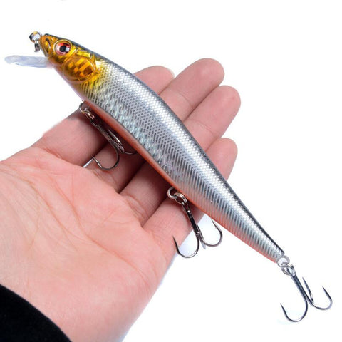 1 PCS/Lot 14 cm/ 23 g Minnow Fishing Lures Wobbler Hard Baits Crankbaits ABS Artificial Lure For Bass Pike Fishing Tackle